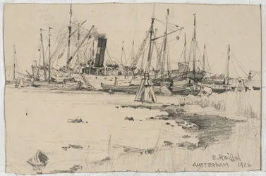 Amsterdam, 1902 (grafitt på papir)